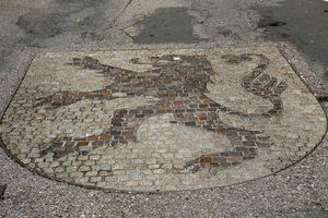 Laufenburg - CH Mosaik vor Stadttor