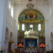 Inneres der katholischen Kirche in Qingdao