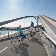 Rheinübergang in Huningue (European Cyclist Federation)