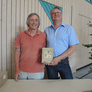 Verleger Wendelinus Wurth / Drey Verlag Gutach (li) und Matthias Veit vom Verlag am Singersbach (re) (c) Beate Kierey