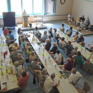 Blick in die Benedikt-Winterhalder-Halle in Rötenbach am 19. Juni 2022. (c) Beate Kierey