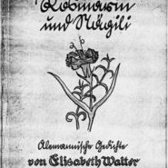 Buchtitel 'Rosmarin und Nägili' , Konkordia Verlag Bühl, 1934