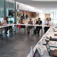 Sitzung der Projektgrupe zur Vorbereitung der Veranstaltungen zur Eröffnung des EDF-Stauwehrs unter dem Vorsitz von Landrätin D. Störr-Ritter / Kreis Breisgau-Hochschwarzwald am 15.09.22 (Hubert Matt-Willmatt) 
