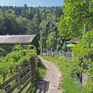 Blick auf  die Bauerntafel St. Barbara. © Beate Kierey