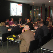 CMT 2011: Blick in den Konferenzraum / Pressezentrum zur Pressekonferenz 18.01. Vorstellung der neuen Radkarte