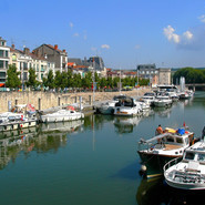 Verdun - Stadtansicht an der Maas