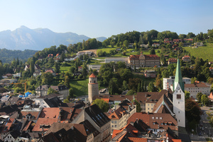 Feldkirch von der Schattenburg herab