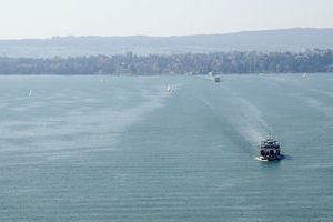 Meersburg Blick von Pension Ödenstein