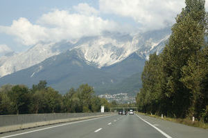Auf dem Weg von Innsbruck nach Stams