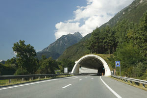 Viele Tunnel auf dem Heimweg ... 