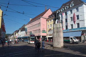 Freiburg Kaiser-Joseph-Straße Bertoldsbrunnen