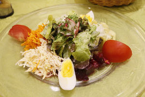 Ferrette Abendessen Vorspeise Salat