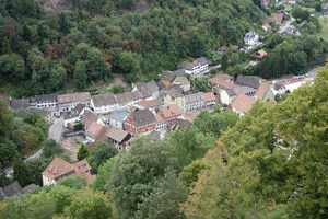 Ferrette Blick von Ruine